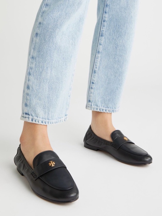 Tory Burch Shoes - Tory Burch Leather Ballet Loafer in Perfect Black Size 9M